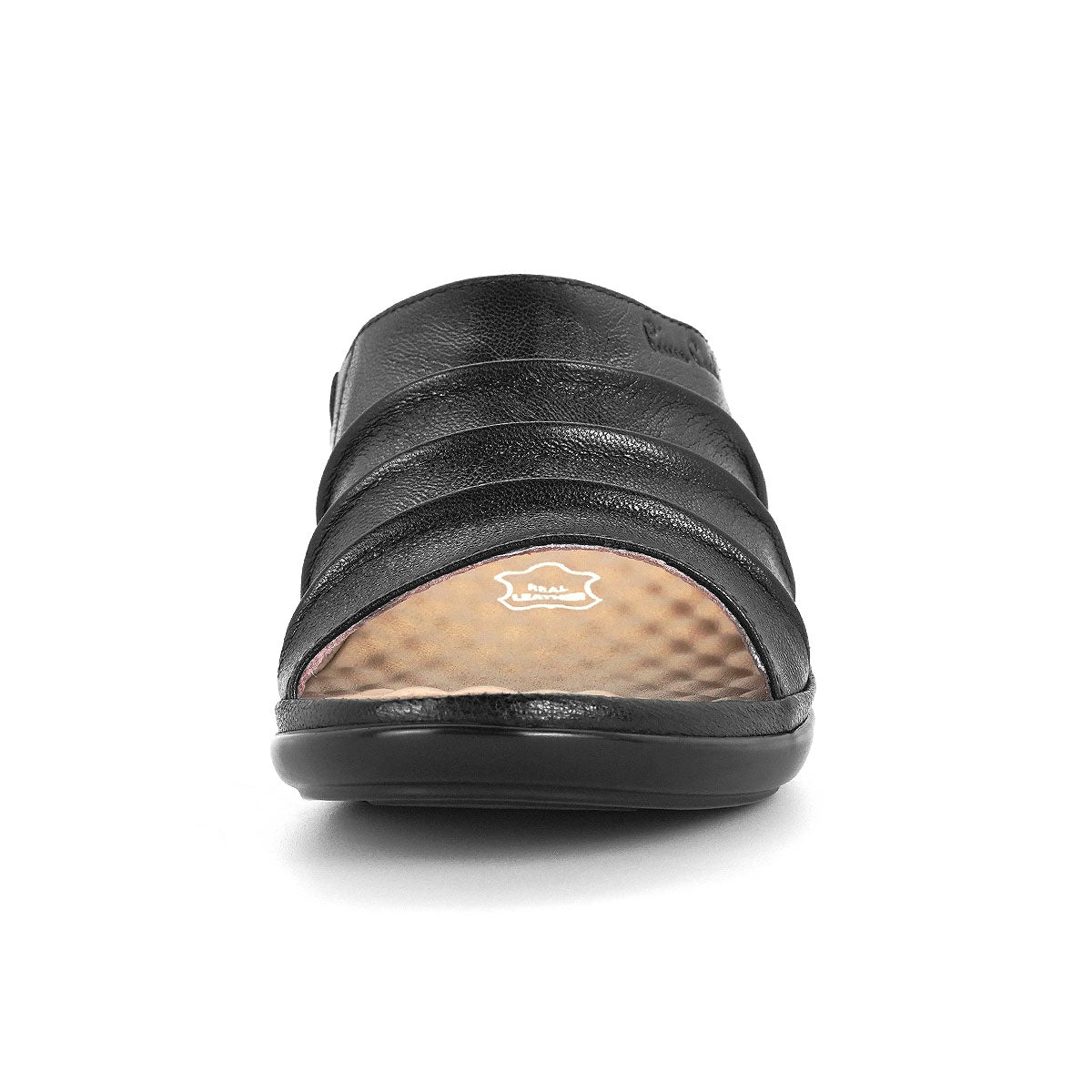 Pierre Cardin รองเท้าผู้หญิง รองเท้าแตะ รองเท้าแตะส้นแบน นุ่มสบาย ผลิตจากหนังแท้ สีแดงเบอรี่  รุ่น20SS230