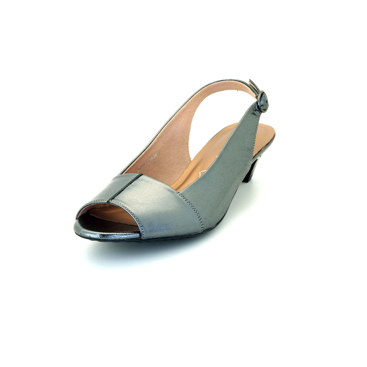 Pierre Cardin รองเท้าผู้หญิง รองเท้าส้นสูง รองเท้าส้นสูงแบบเปิดส้น นุ่มสบาย ผลิตจากหนังแท้ ไซส์ 20WS236