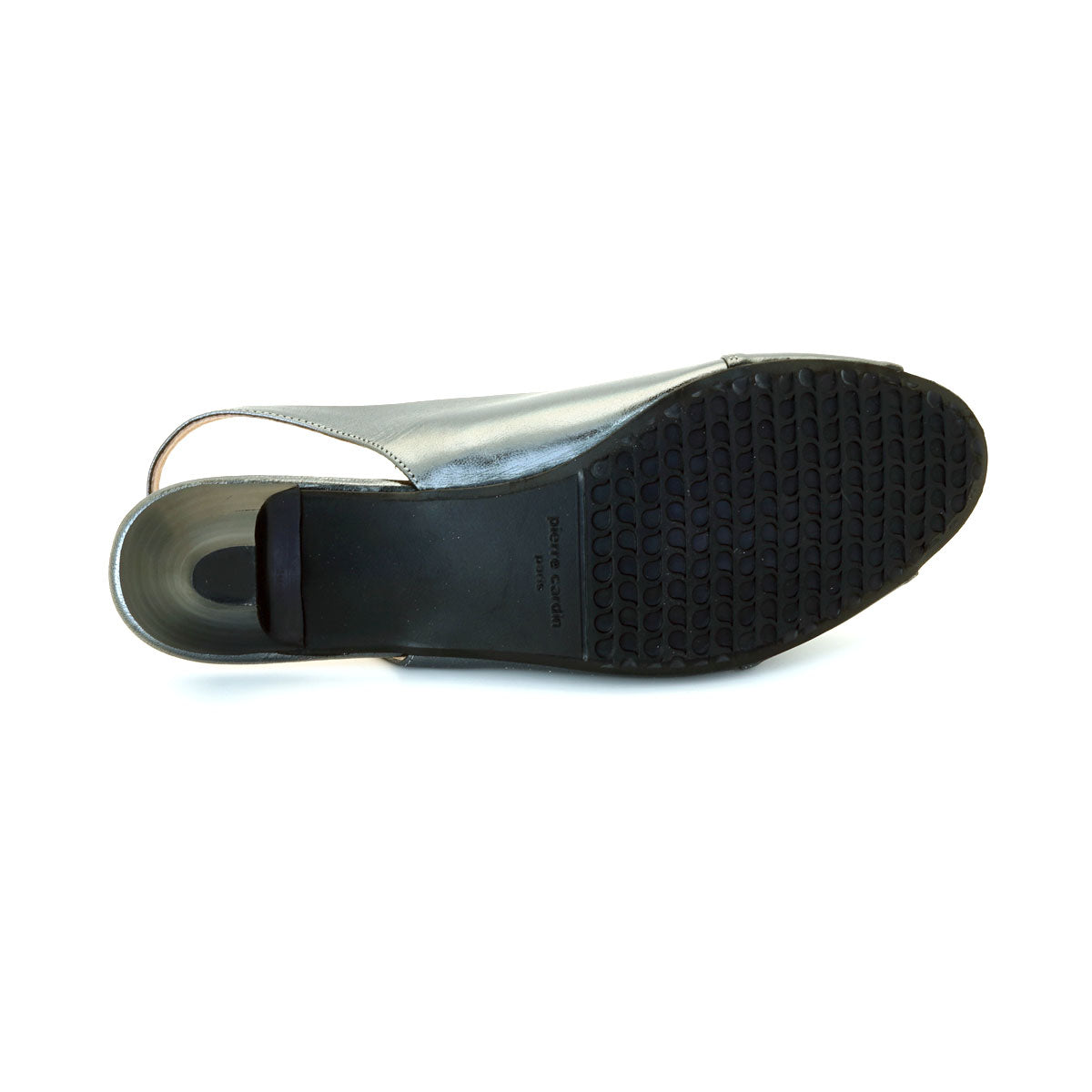 Pierre Cardin รองเท้าผู้หญิง รองเท้าส้นสูง รองเท้าส้นสูงแบบเปิดส้น นุ่มสบาย ผลิตจากหนังแท้ ไซส์ 20WS236