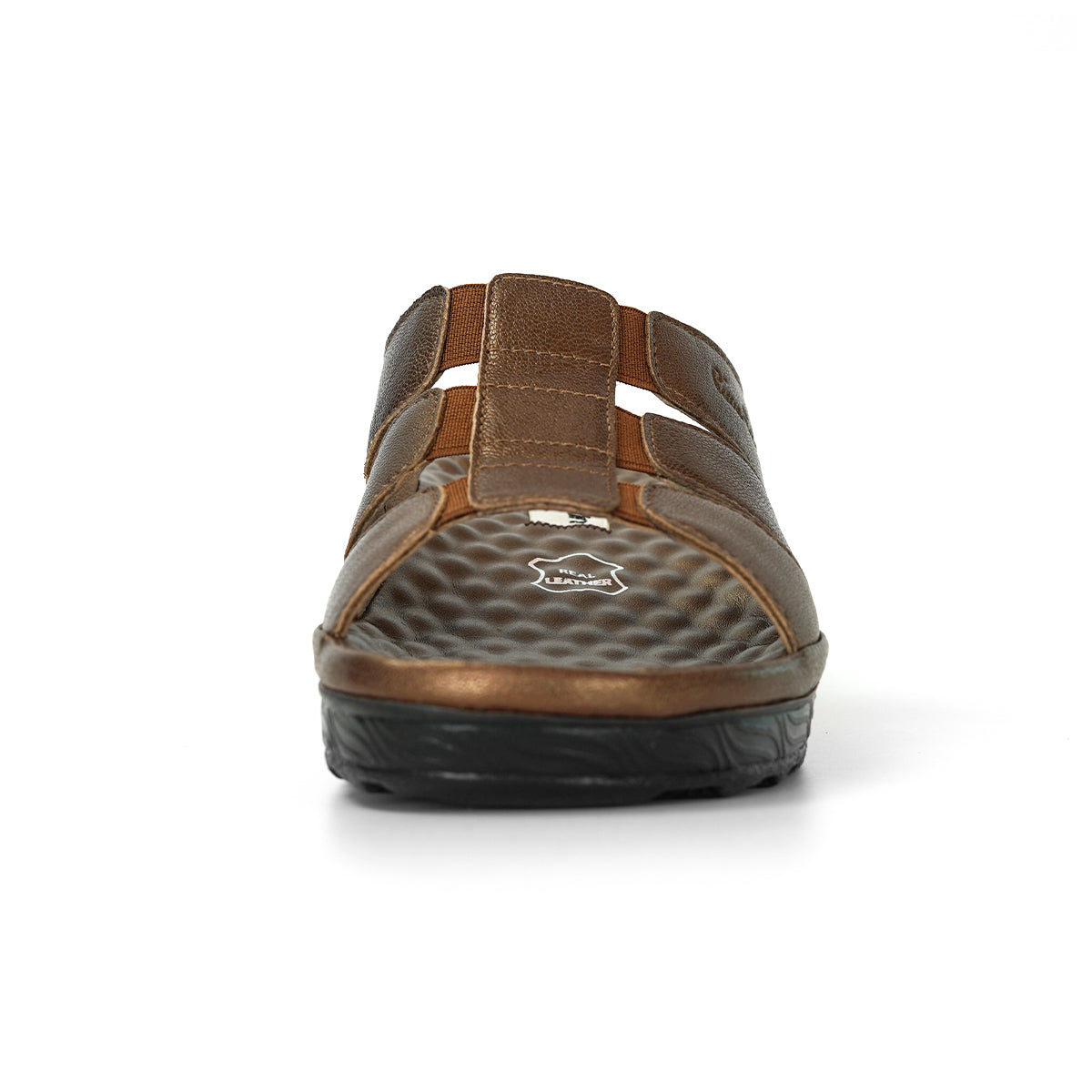 Pierre Cardin รองเท้าแตะหนังแท้ ทรงสวม สีแดงเบอร์รี่ ไซส์ 36–42 รุ่น 21SS245