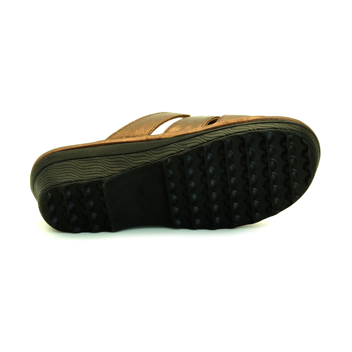 Pierre Cardin รองเท้าแตะหนังแท้ ทรงสวม สีแดงเบอร์รี่ ไซส์ 36–42 รุ่น 21SS245