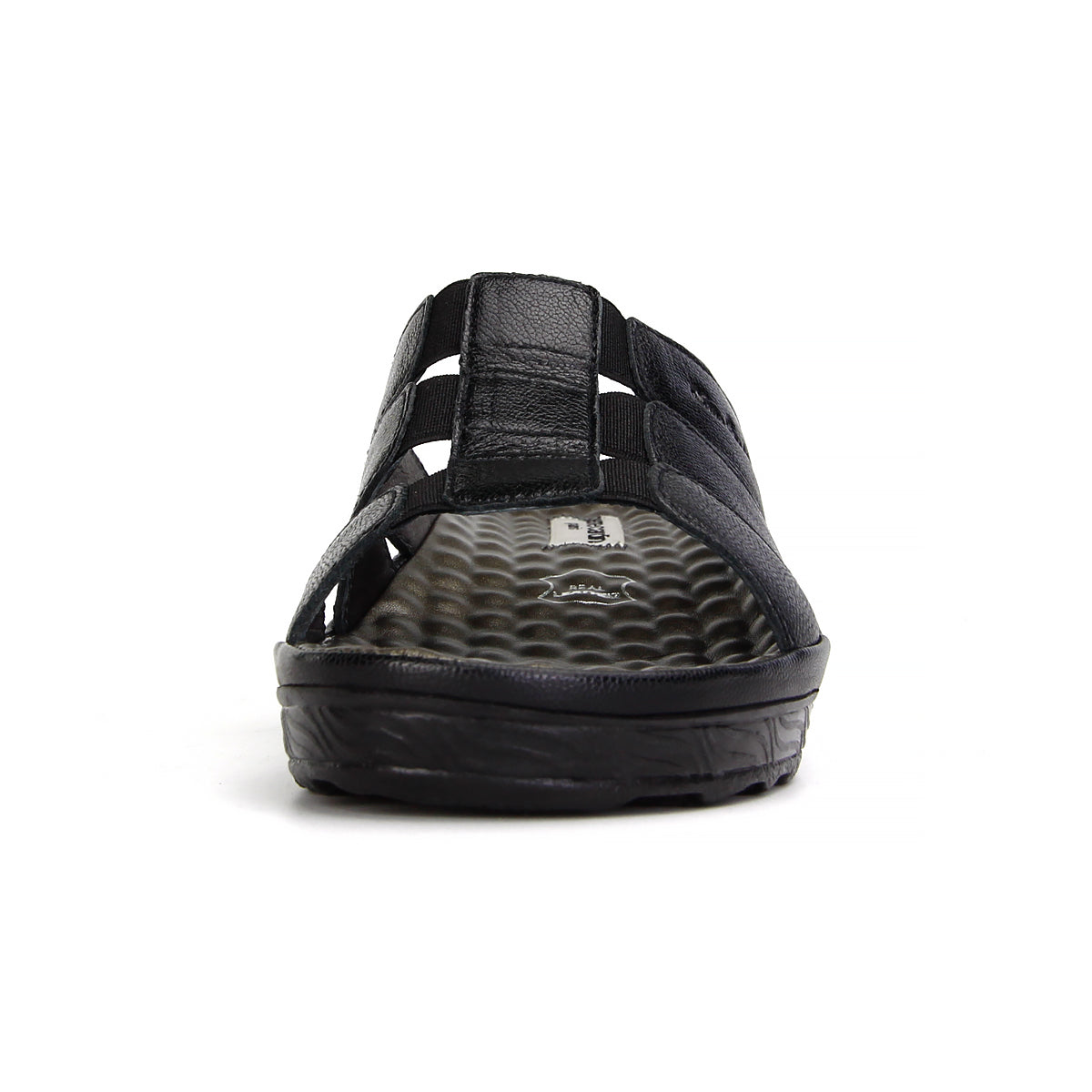 Pierre Cardin รองเท้าแตะหนังแท้ ทรงสวม สีแดงเบอร์รี่ ไซส์ 36–42 รุ่น 21SS245