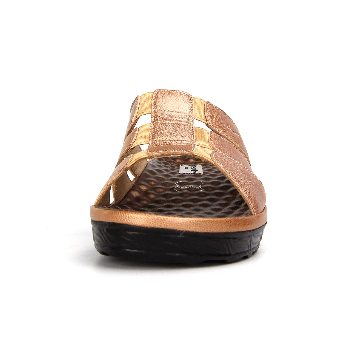 Pierre Cardin รองเท้าแตะหนังแท้ ทรงสวม สีแดงเบอร์รี่ ไซส์ 36–42 รุ่น 21SS245