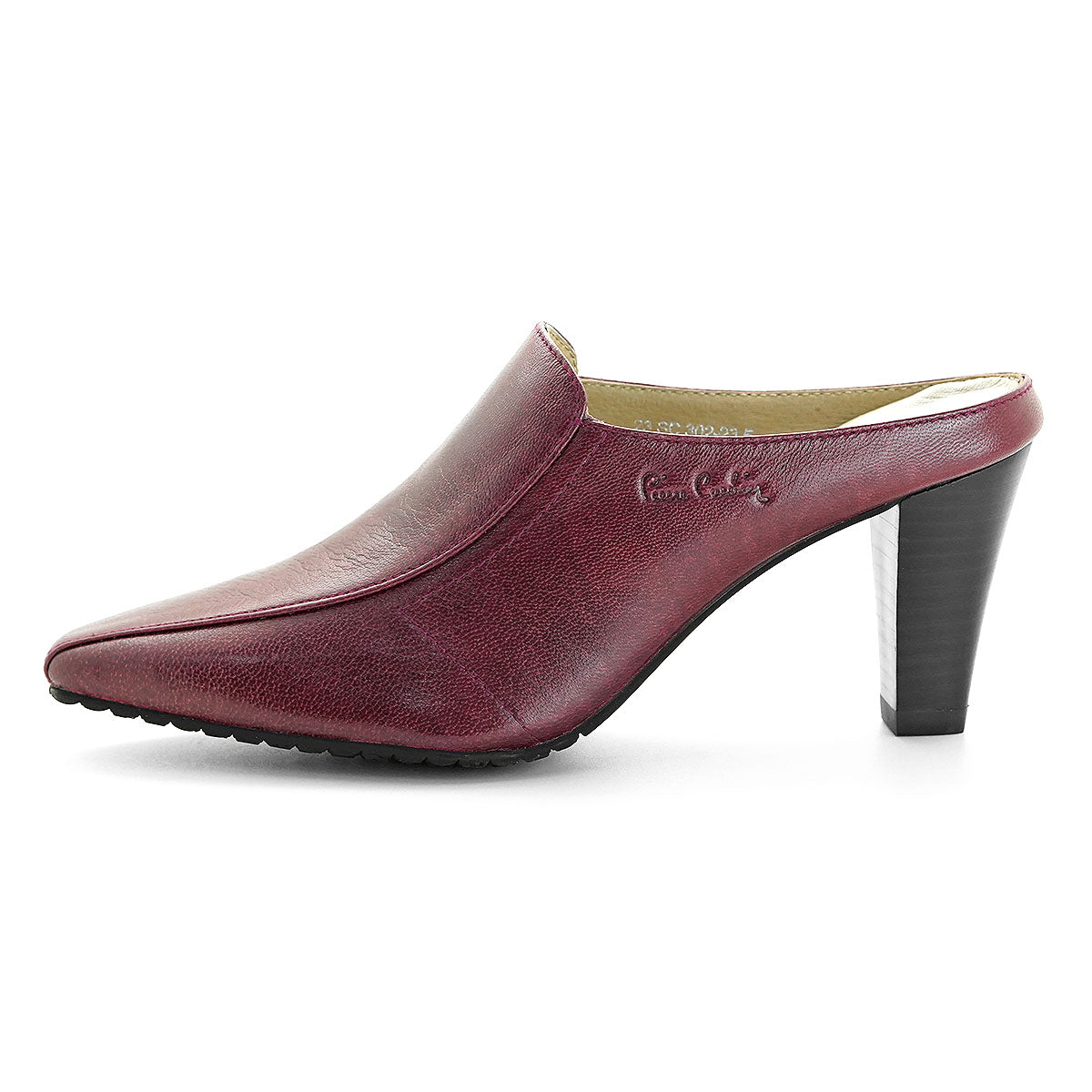 Pierre Cardin มิวส์ส้นสูงสีแดง รุ่น 23SC302