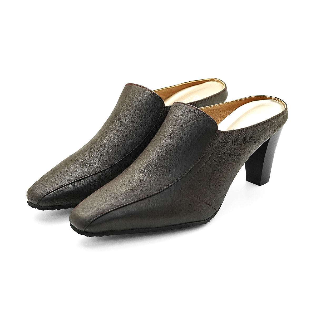 Pierre Cardin มิวส์ส้นสูงสีแดง รุ่น 23SC302