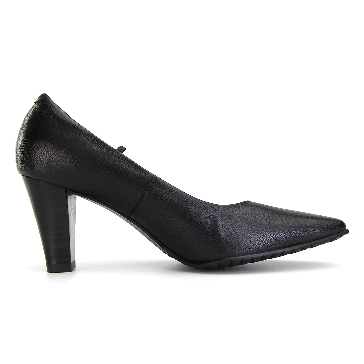 Pierre Cardin รองเท้าผู้หญิง รองเท้าส้นสูง รองเท้าส้นสูงทรง Pump นุ่มสบาย ผลิตจากหนังแท้ สีบรอนซ์ทอง ไซส์ 23WD314