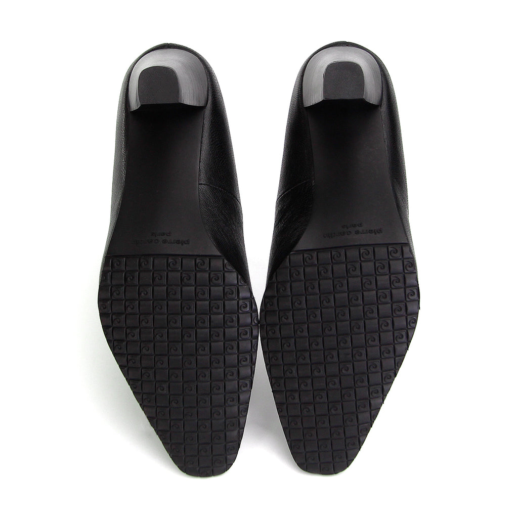 Pierre Cardin รองเท้าผู้หญิง รองเท้าส้นสูง รองเท้าส้นสูงทรง Pump นุ่มสบาย ผลิตจากหนังแท้ สีบรอนซ์ทอง ไซส์ 23WD314