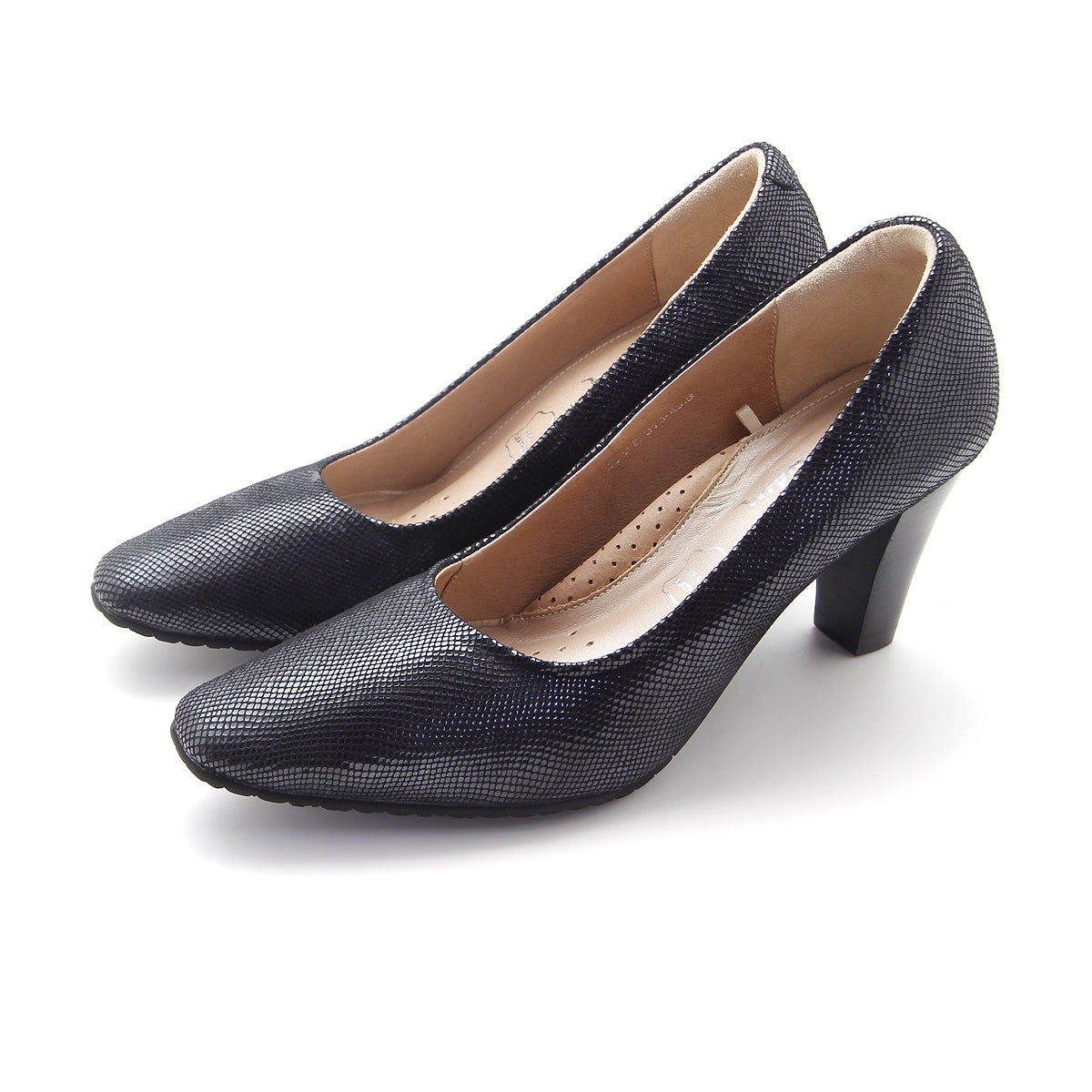 Pierre Cardin รองเท้าผู้หญิง รองเท้าส้นสูง รองเท้าส้นสูงทรง Pump นุ่มสบาย ผลิตจากหนังแท้ สีบรอนซ์ทอง ไซส์ | High-heels Shoes - 23WD315