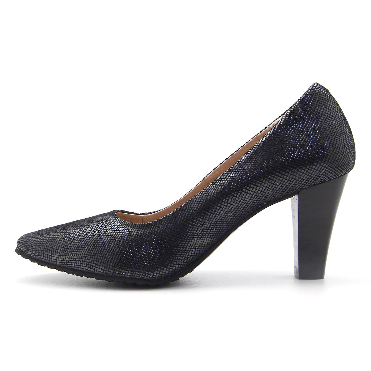 Pierre Cardin รองเท้าผู้หญิง รองเท้าส้นสูง รองเท้าส้นสูงทรง Pump นุ่มสบาย ผลิตจากหนังแท้ สีบรอนซ์ทอง ไซส์ | High-heels Shoes - 23WD315