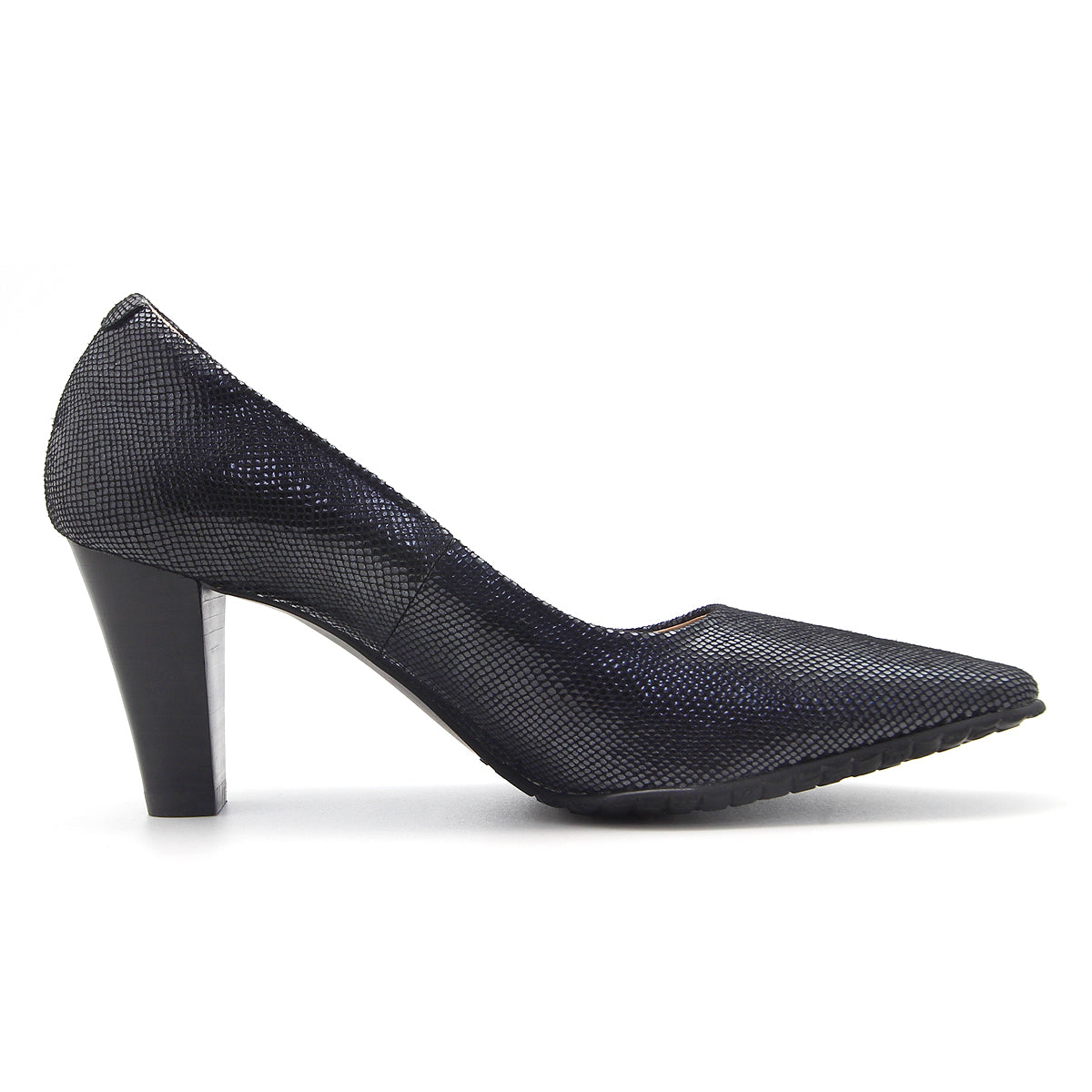 Pierre Cardin รองเท้าผู้หญิง รองเท้าส้นสูง รองเท้าส้นสูงทรง Pump นุ่มสบาย ผลิตจากหนังแท้ สีบรอนซ์ทอง ไซส์ | High-heels Shoes - 23WD315