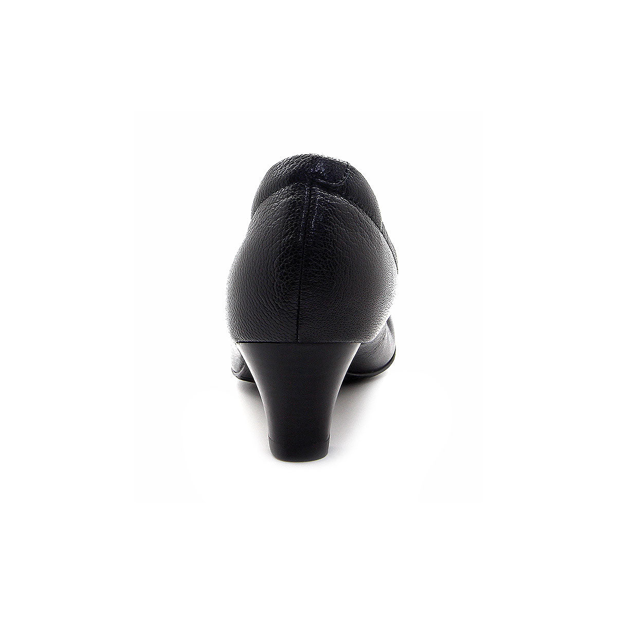 Pierre Cardin รองเท้าผู้หญิง รองเท้าส้นสูง รองเท้าส้นสูงทรง Pump นุ่มสบาย ผลิตจากหนังแท้ สีดำเงา รุ่น 24SD323