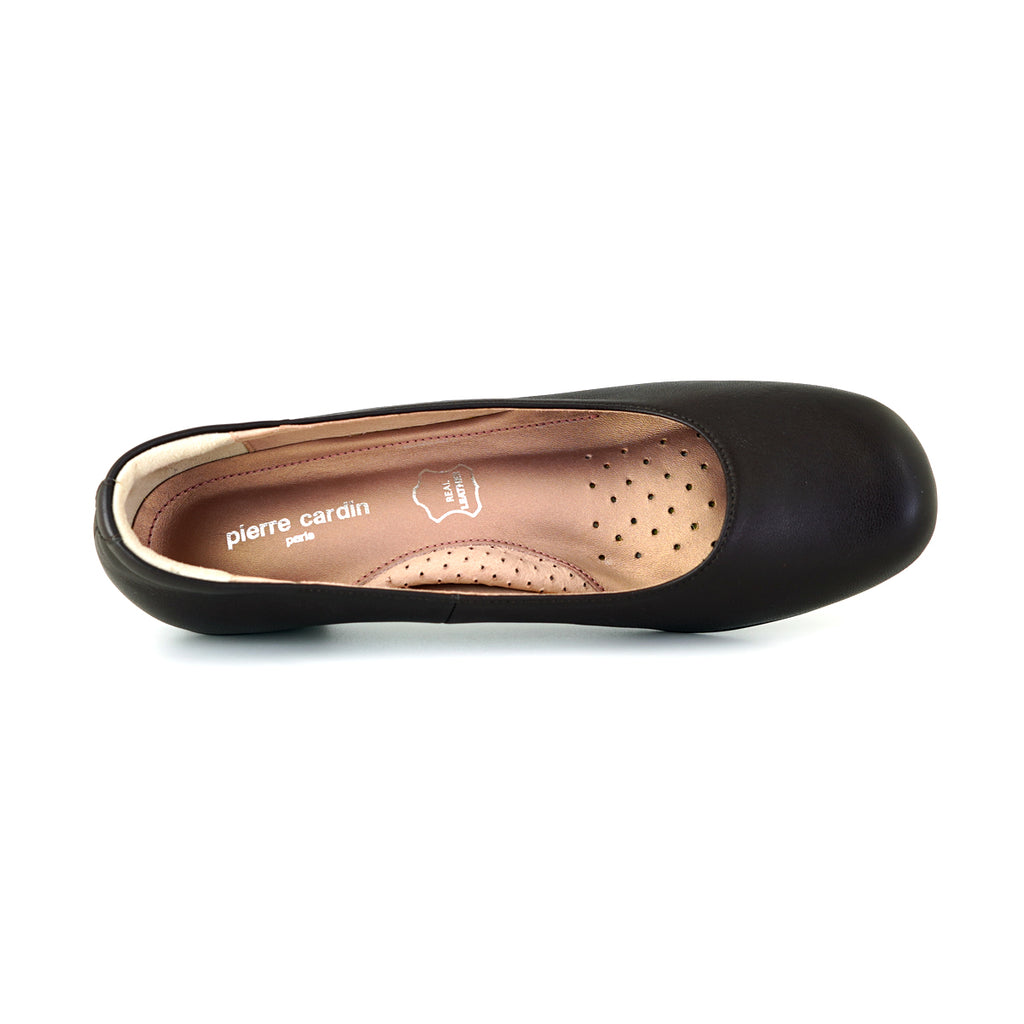 Pierre Cardin รองเท้าผู้หญิง คัทชู นุ่มสบาย ผลิตจากหนังแท้ รุ่น 25SD381