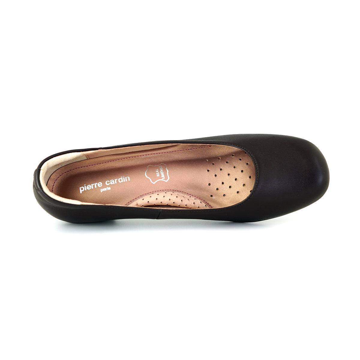 Pierre Cardin รองเท้าผู้หญิง คัทชู นุ่มสบาย ผลิตจากหนังแท้ รุ่น 25SD381