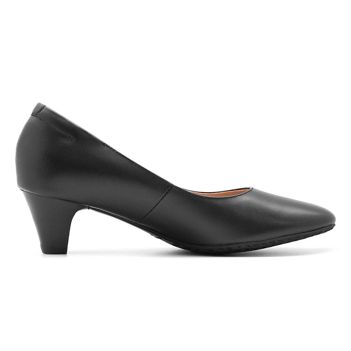 Pierre Cardin รองเท้าผู้หญิง รองเท้าส้นสูง นุ่มสบาย ผลิตจากหนังแท้ สีดำ รุ่น 26WD422