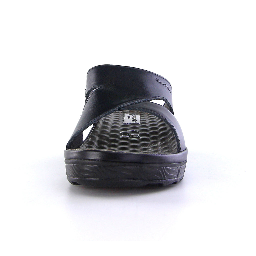 Pierre Cardin รองเท้าแตะผู้หญิง หนังแท้ นุ่มสบาย ทรงสวม/มีหู สีขาว รุ่น 26SS409