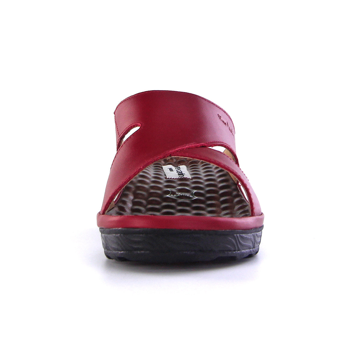 Pierre Cardin รองเท้าแตะผู้หญิง หนังแท้ นุ่มสบาย ทรงสวม/มีหู สีขาว รุ่น 26SS409
