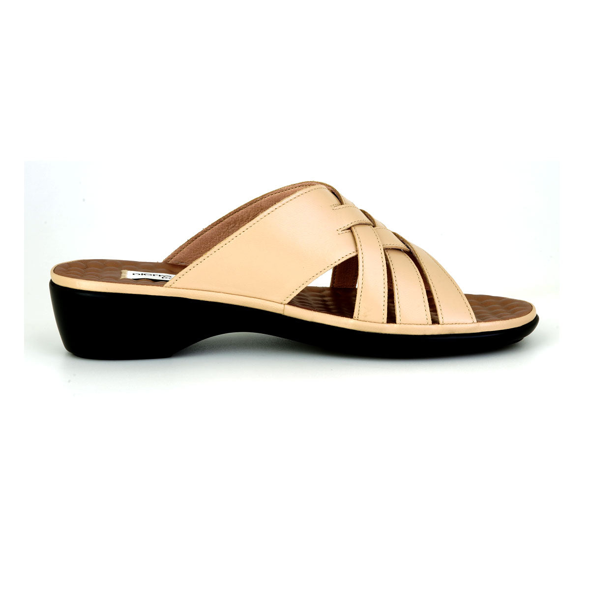 Pierre Cardin รองเท้าผู้หญิง รองเท้าแตะแบบลำลองหญิง รองเท้าส้นแบนแบบรัดส้น นุ่มสบาย ผลิตจากหนังแท้  ไซส์ 28SS158