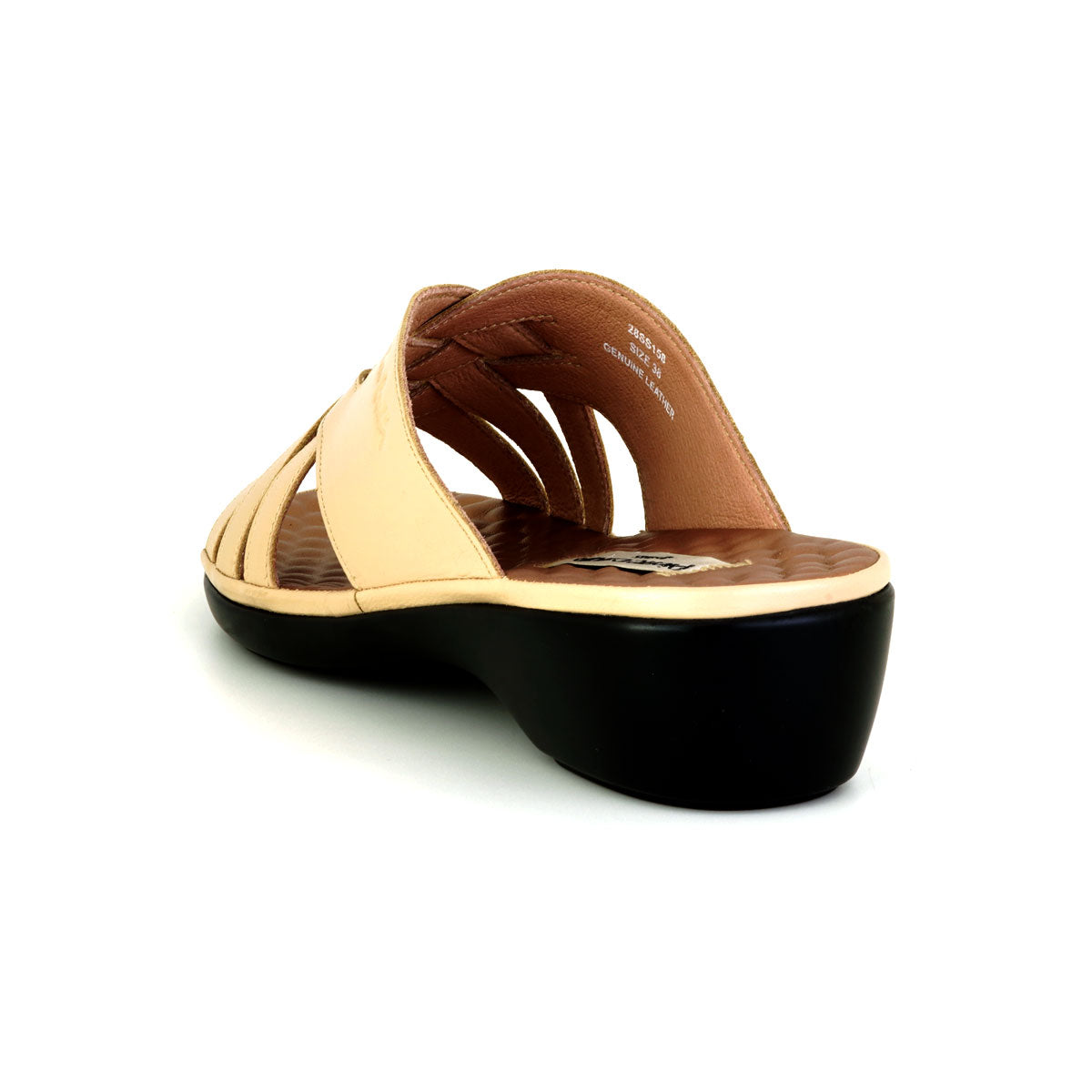 Pierre Cardin รองเท้าผู้หญิง รองเท้าแตะแบบลำลองหญิง รองเท้าส้นแบนแบบรัดส้น นุ่มสบาย ผลิตจากหนังแท้  ไซส์ 28SS158