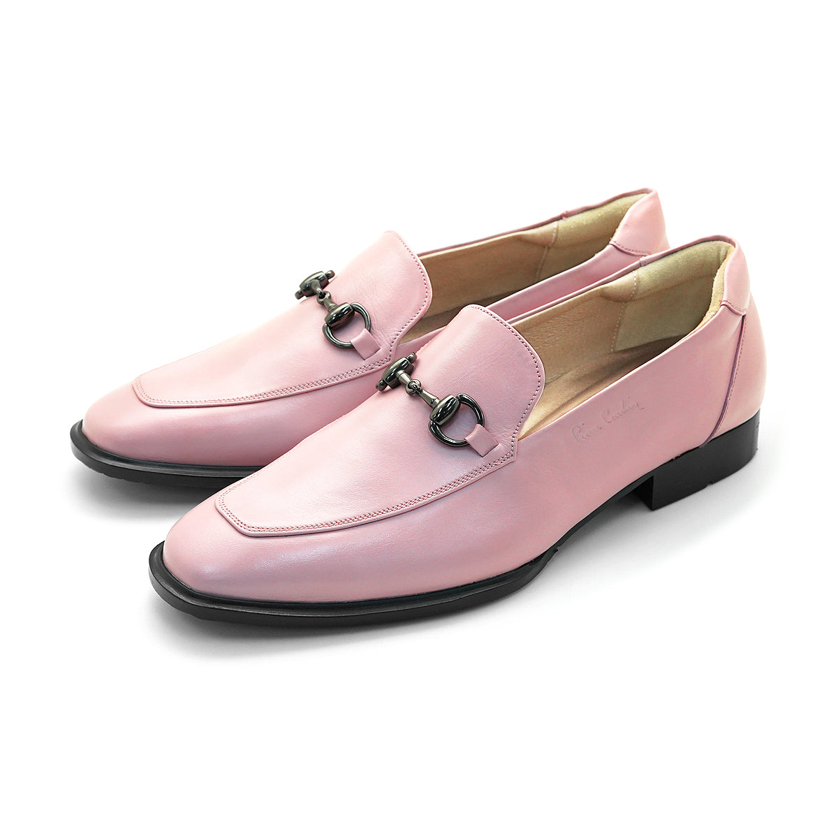 Pierre Cardin รองเท้าคัทชูผู้หญิง ส้นแบน ผลิตจากหนังแท้ สีดำ รุ่น 30TC113