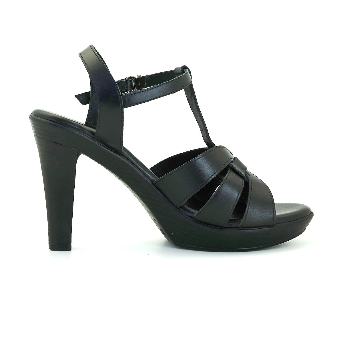Pierre Cardin รองเท้าผู้หญิง รองเท้าส้นสูง รองเท้าส้นสูงแบบเปิดส้น นุ่มสบาย ผลิตจากหนังแท้ สีเมทัลลิคบรอนซ์ รุ่น 31PS805