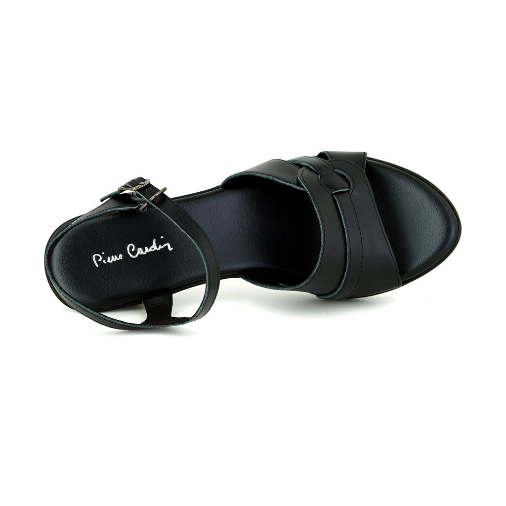 Pierre Cardin รองเท้าผู้หญิง รองเท้าส้นสูง นุ่มสบาย ผลิตจากหนังแท้  รุ่น 33PS806