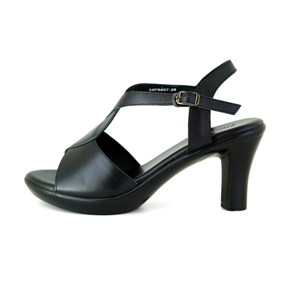 Pierre Cardin รองเท้าผู้หญิง รองเท้าส้นสูง นุ่มสบาย ผลิตจากหนังแท้ รุ่น 33PS807