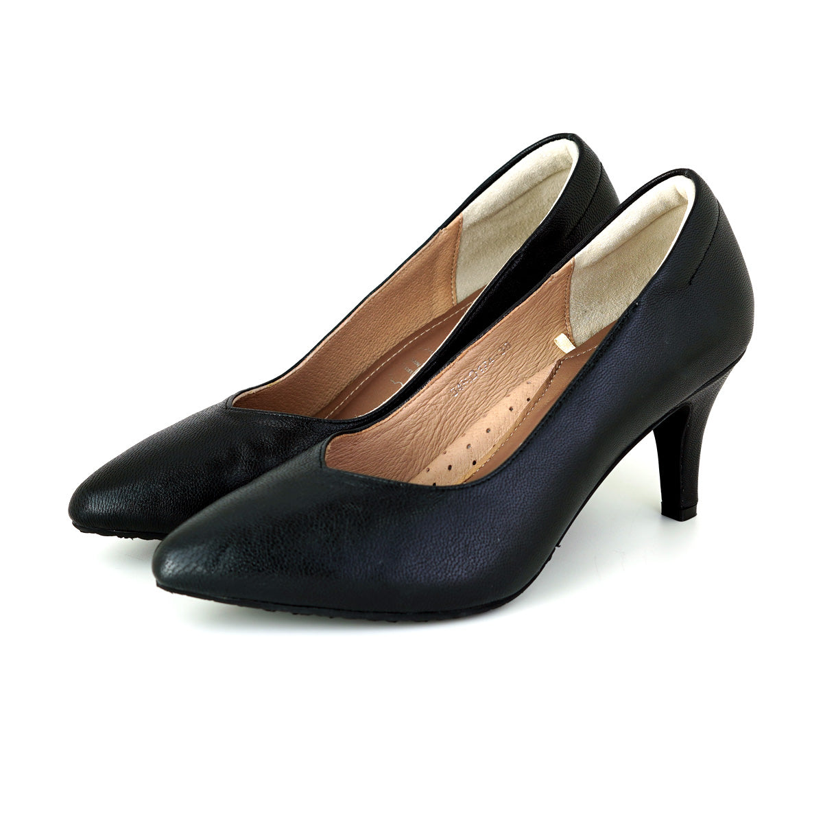 Pierre Cardin รองเท้าผู้หญิง รองเท้าส้นสูง รองเท้าส้นสูงทรง Pump นุ่มสบาย ผลิตจากหนังแท้ รุ่น 34KD174