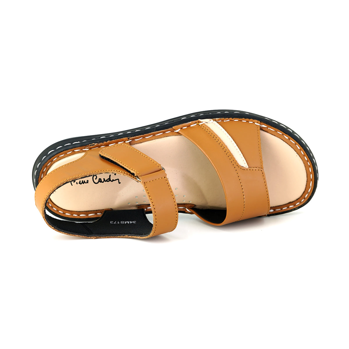 Pierre Cardin รองเท้าแตะผู้หญิง เพื่อสุขภาพ นุ่มสบาย ผลิตจากหนังแท้ รุ่น 34MS173