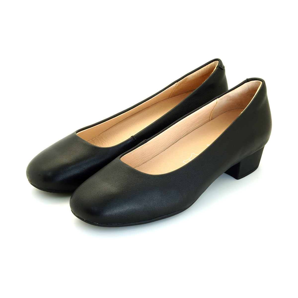 Pierre Cardin รองเท้าคัทชูผู้หญิง นุ่มสบาย ผลิตจากหนังแท้ สีดำ รุ่น 53AD146