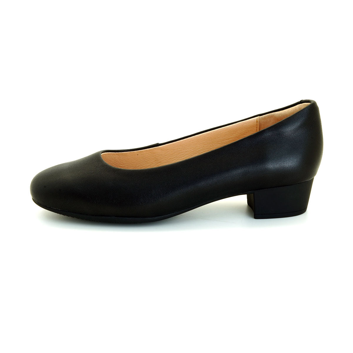 Pierre Cardin รองเท้าคัทชูผู้หญิง นุ่มสบาย ผลิตจากหนังแท้ สีดำ รุ่น 53AD146