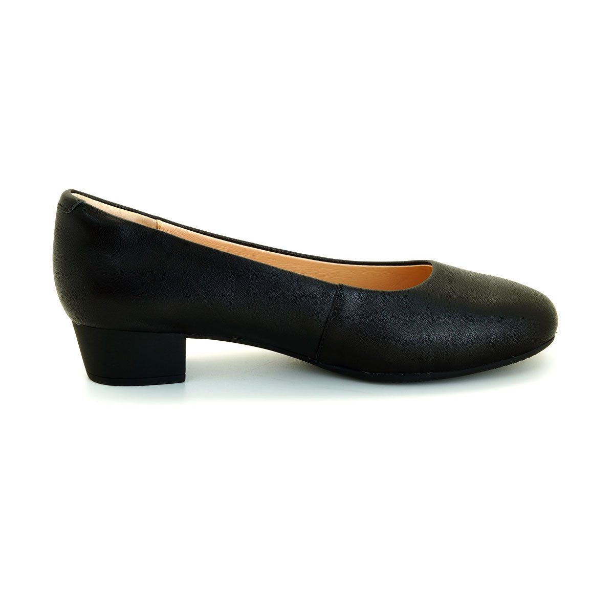 Pierre Cardin รองเท้าคัทชูผู้หญิง นุ่มสบาย ผลิตจากหนังแท้ สีดำ รุ่น 53AD146