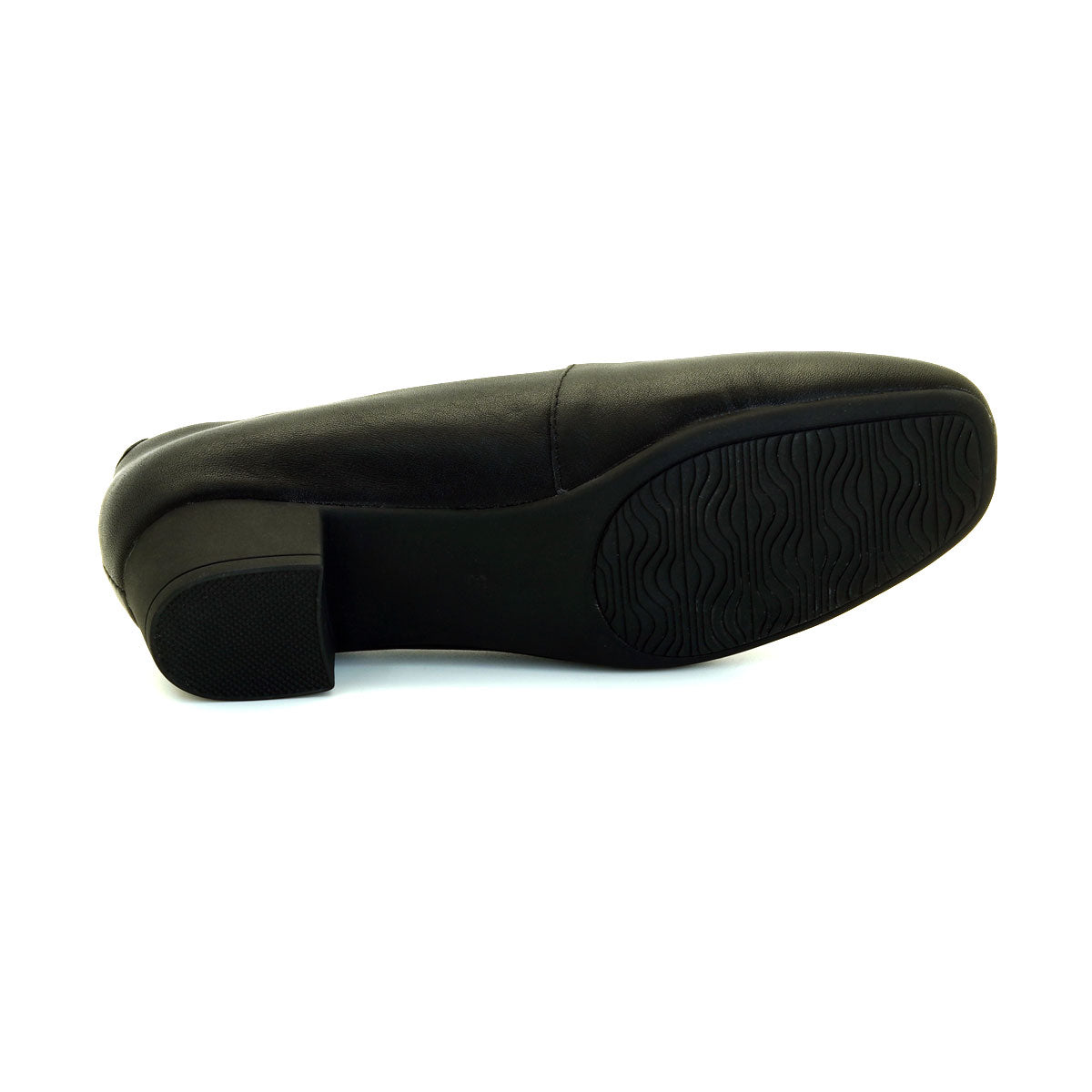Pierre Cardin รองเท้าคัทชูผู้หญิง นุ่มสบาย ผลิตจากหนังแท้ สีดำ รุ่น 53AD146