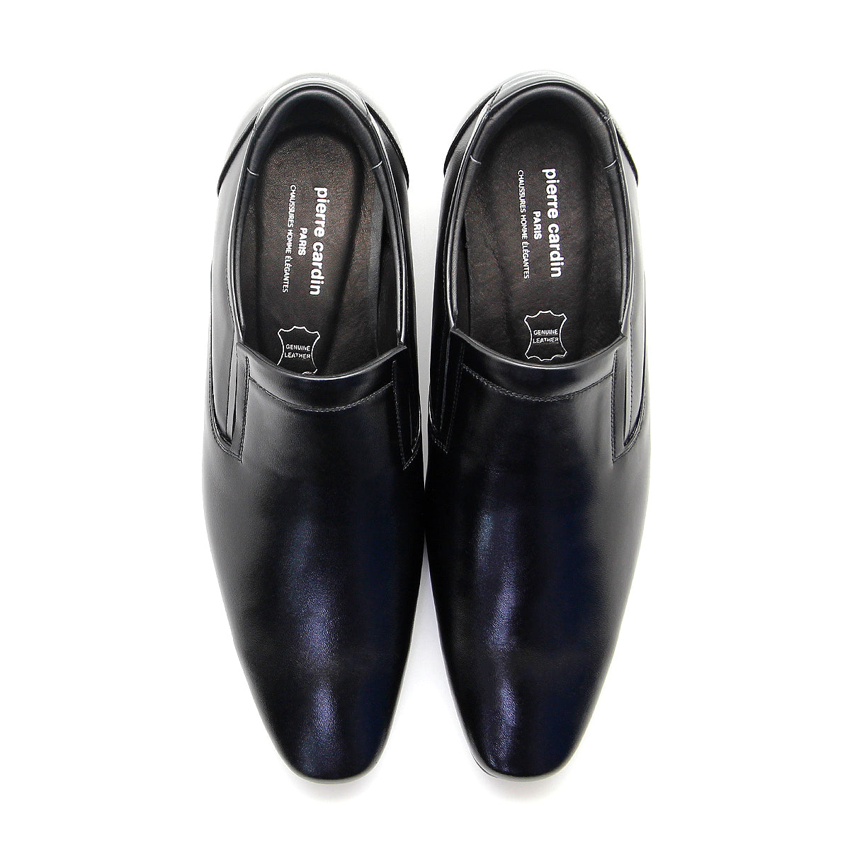 Pierre Cardin รองเท้าผู้ชาย รองเท้าทางการ รองเท้าทางการ นุ่มสบาย ผลิตจากหนังแท้ สีดำ ไซส์ 40 41 42 43 44 รุ่น 80TD118