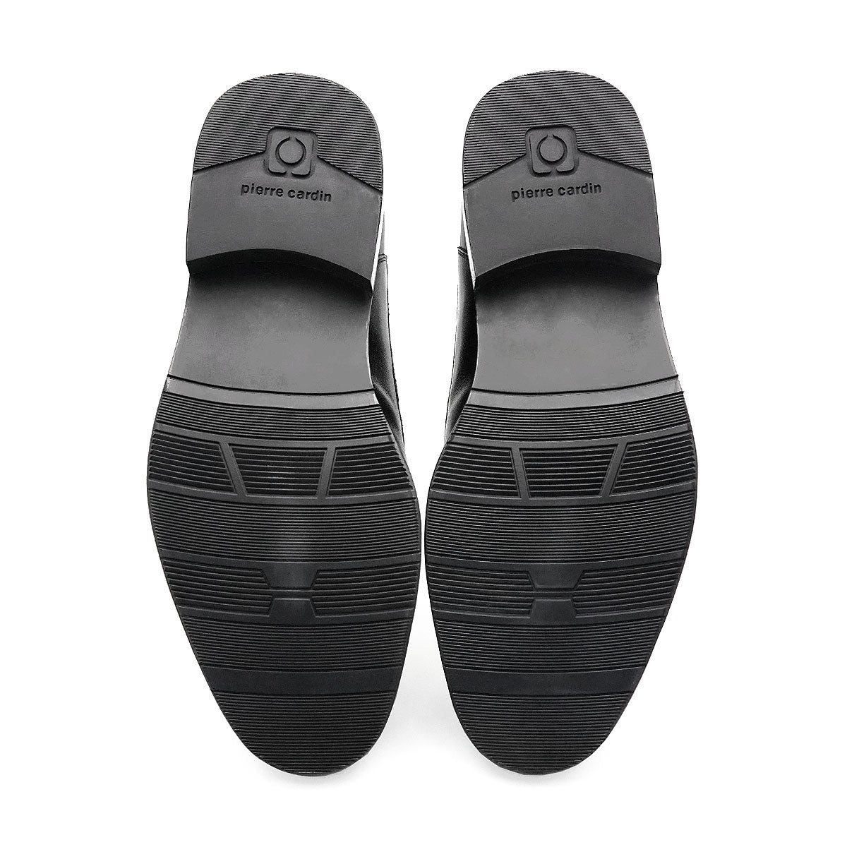 Pierre Cardin รองเท้าผู้ชาย รองเท้าหนังแบบผูกเชือก นุ่มสบาย ผลิตจากหนังแท้สีดำ รุ่น 80TD122