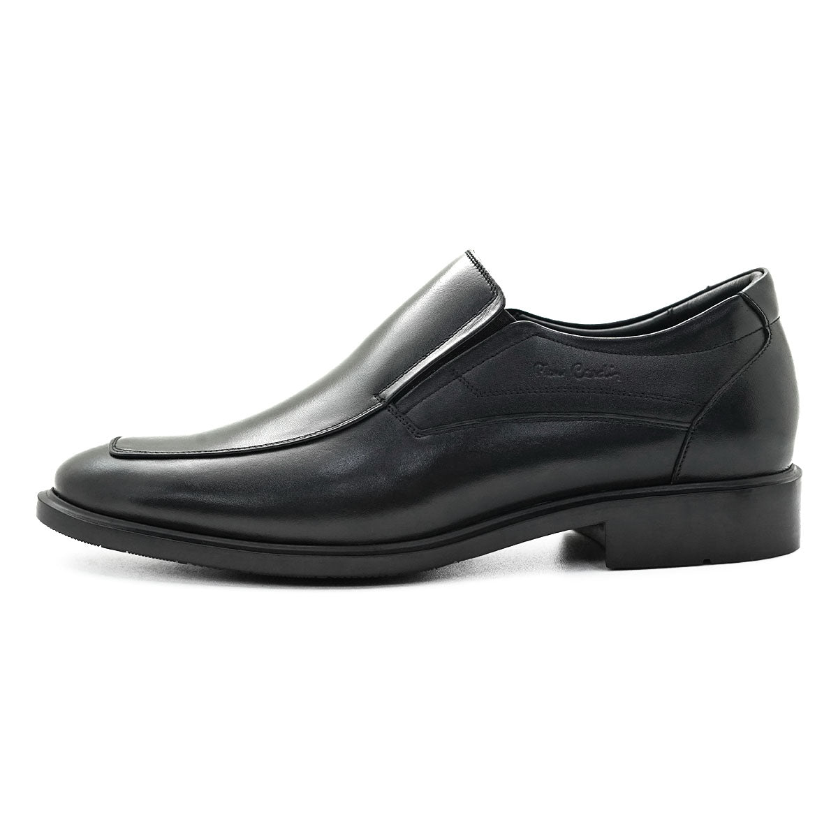Pierre Cardin รองเท้าผู้ชาย รองเท้าทางการ นุ่มสบาย ผลิตจากหนังเเท้ สีดำ รุ่น 80TD124