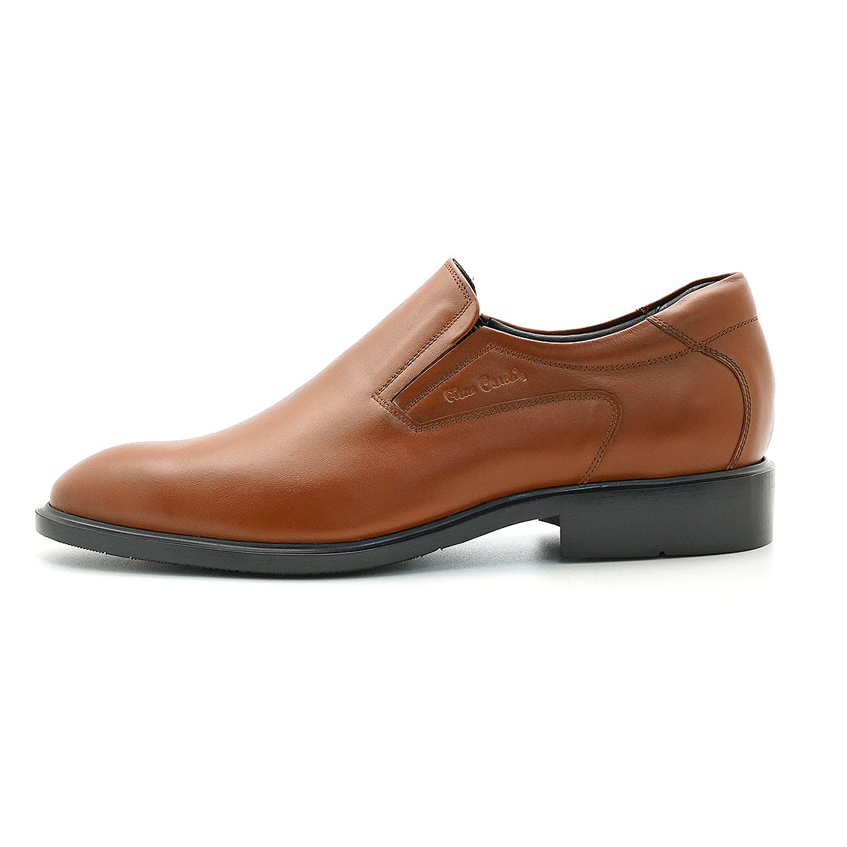 Pierre Cardin รองเท้าผู้ชาย รองเท้าทางการ นุ่มสบาย ผลิตจากหนังเเท้ สีนํ้าตาล ไซส์ รุ่น 80TD127