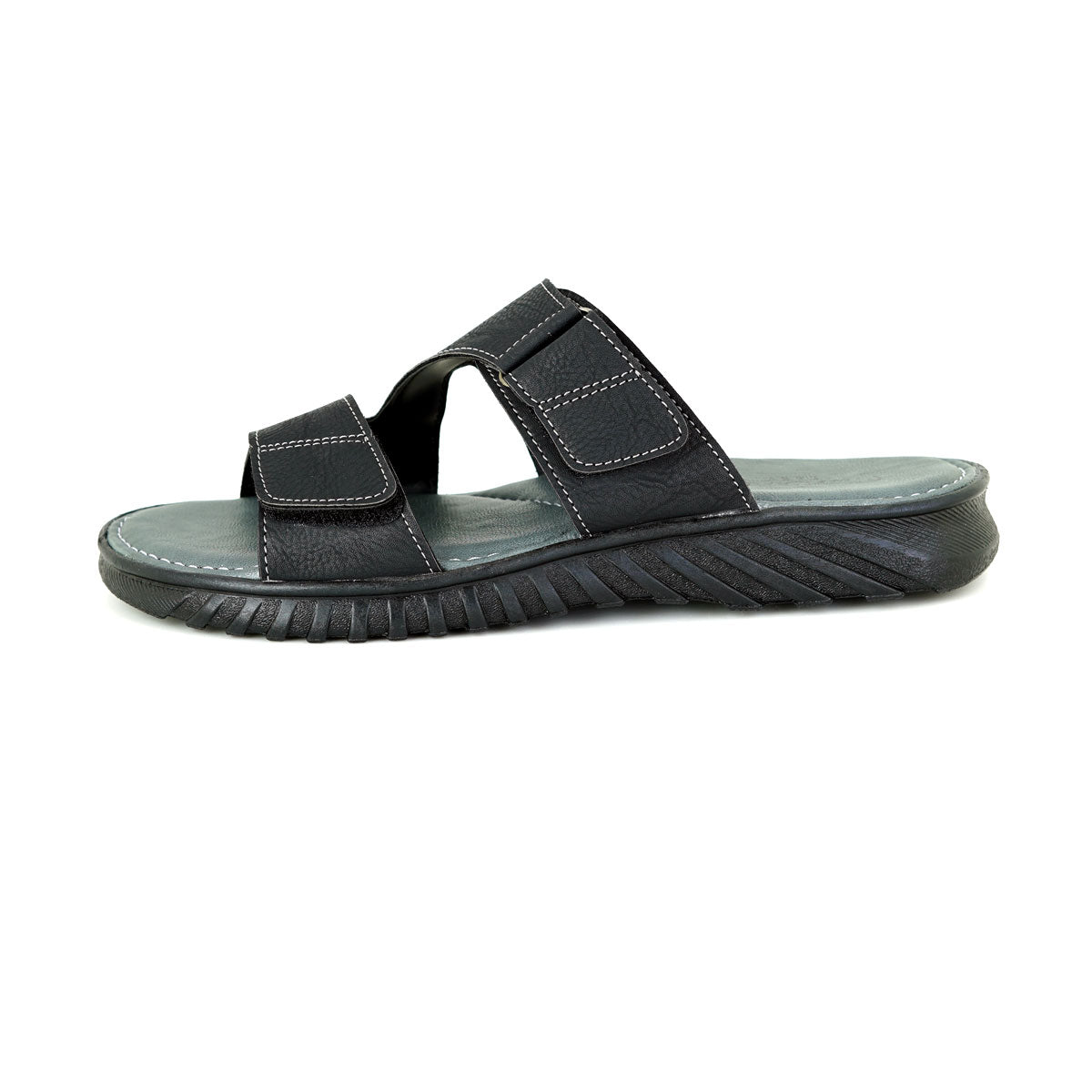 Pierre Cardin รองเท้าแตะผู้ชาย นุ่มสบาย ผลิตจากหนังสังเคราะห์ สีดำ รุ่น 83RS166
