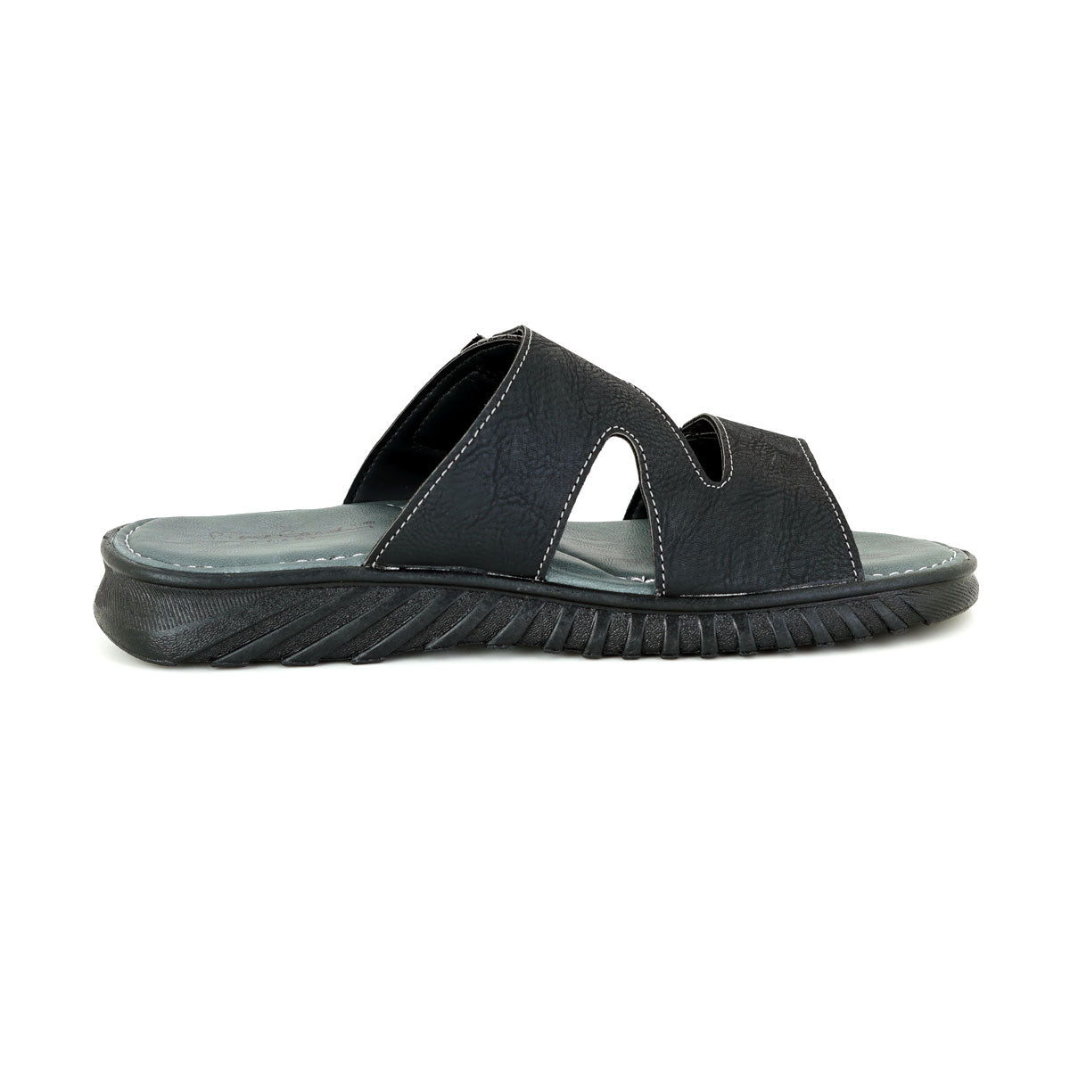 Pierre Cardin รองเท้าแตะผู้ชาย นุ่มสบาย ผลิตจากหนังสังเคราะห์ สีดำ รุ่น 83RS166