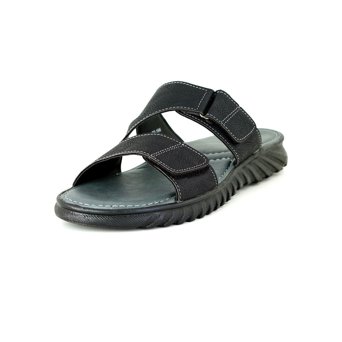 Pierre Cardin รองเท้าแตะผู้ชาย นุ่มสบาย ผลิตจากหนังสังเคราะห์ สีดำ รุ่น 83RS166