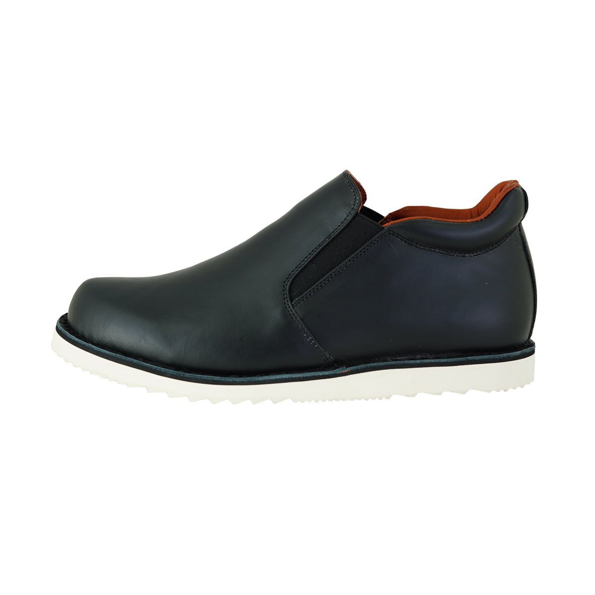 Pierre Cardin รองเท้าผู้ชาย รองเท้าบูท รองเท้าแบบสวมข้อสั้น, นุ่มสบาย ผลิตจากหนังแท้ สีดำ รุ่น 84JC176