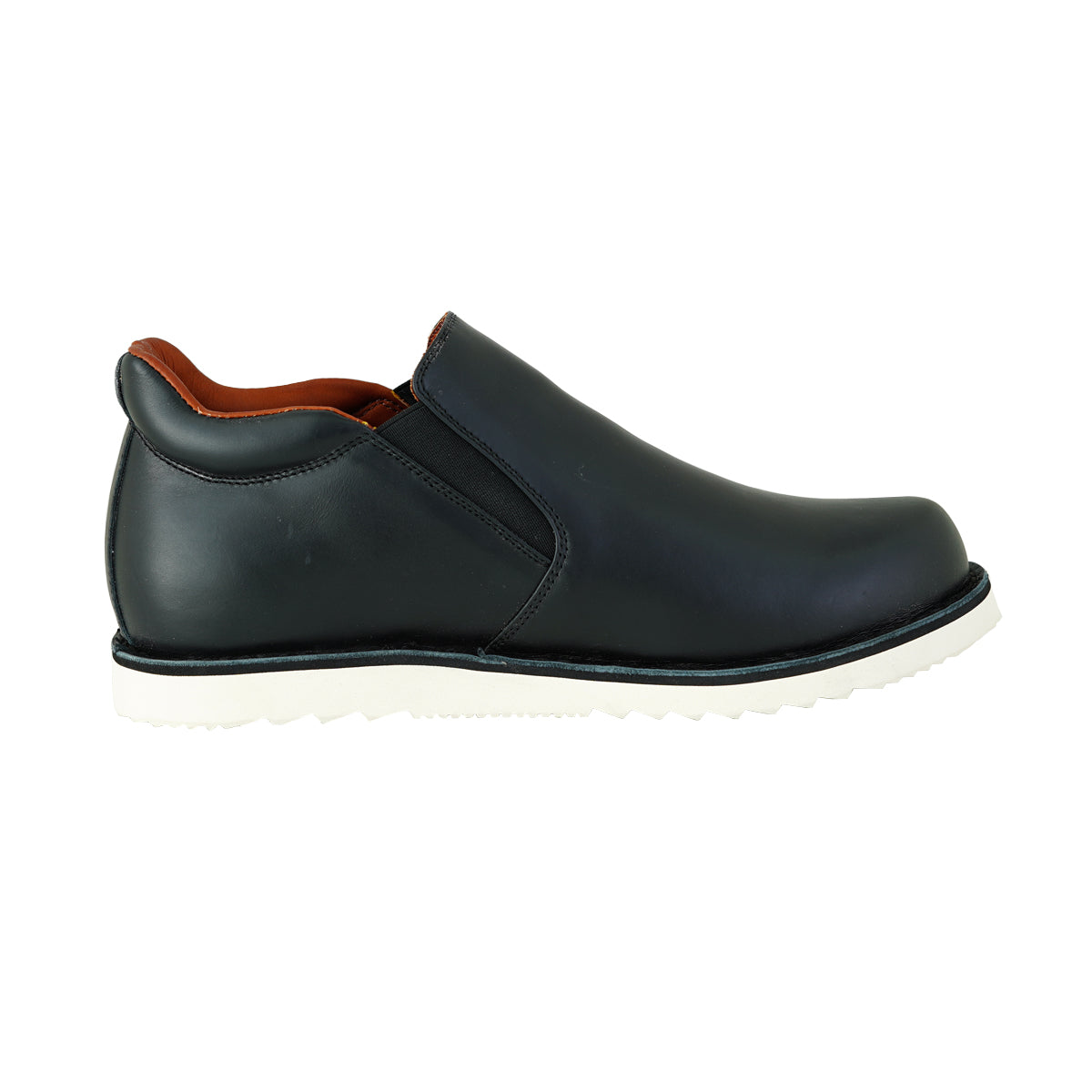 Pierre Cardin รองเท้าผู้ชาย รองเท้าบูท รองเท้าแบบสวมข้อสั้น, นุ่มสบาย ผลิตจากหนังแท้ สีดำ รุ่น 84JC176