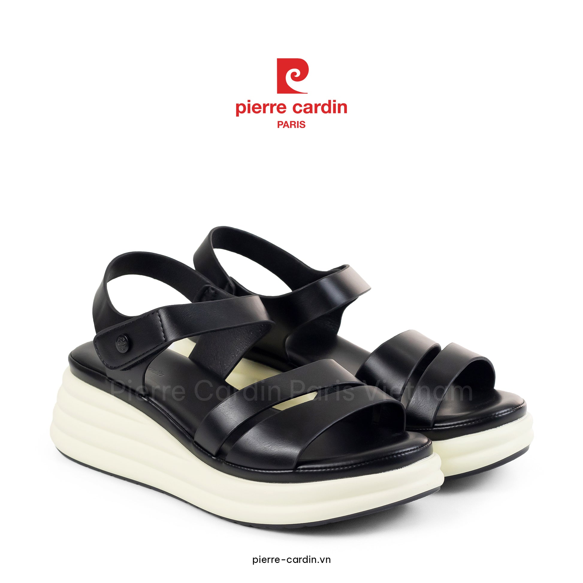 รองเท้าแตะส้นสูง Comfort Pierre Cardin - PCWFWSH 256 (+5cm)