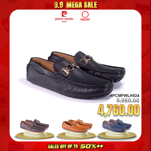 [RE-NEW] รองเท้าสวม (Moccasins) รุ่นลิมิเต็ดอิดิชั่น Pierre Cardin - PCMFWLH 524