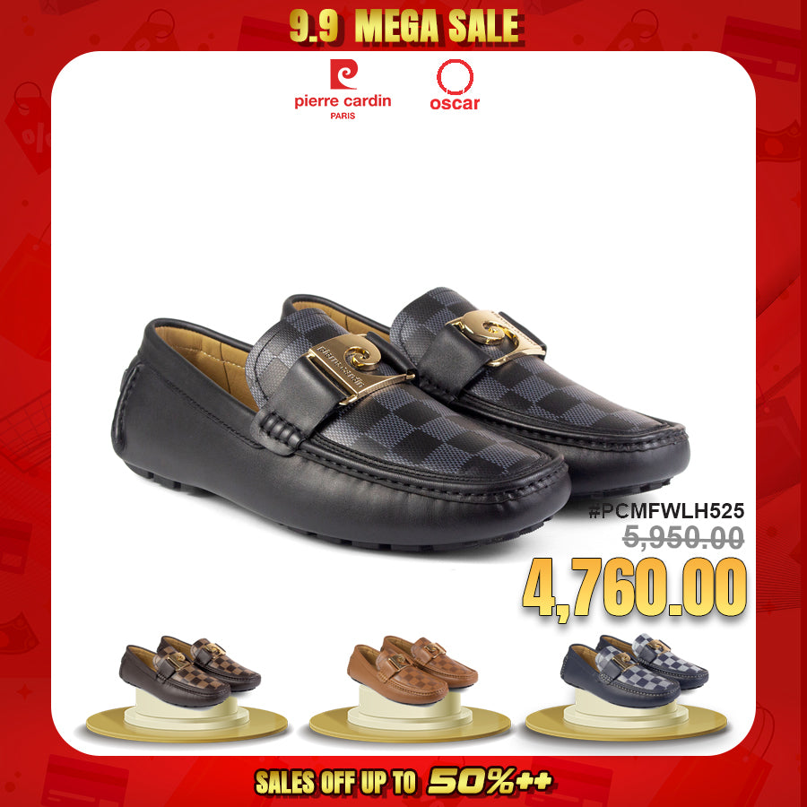 [THE KING] รองเท้าลำลองลาย 3D ระดับพรีเมียม Pierre Cardin - PCMFWLH 525